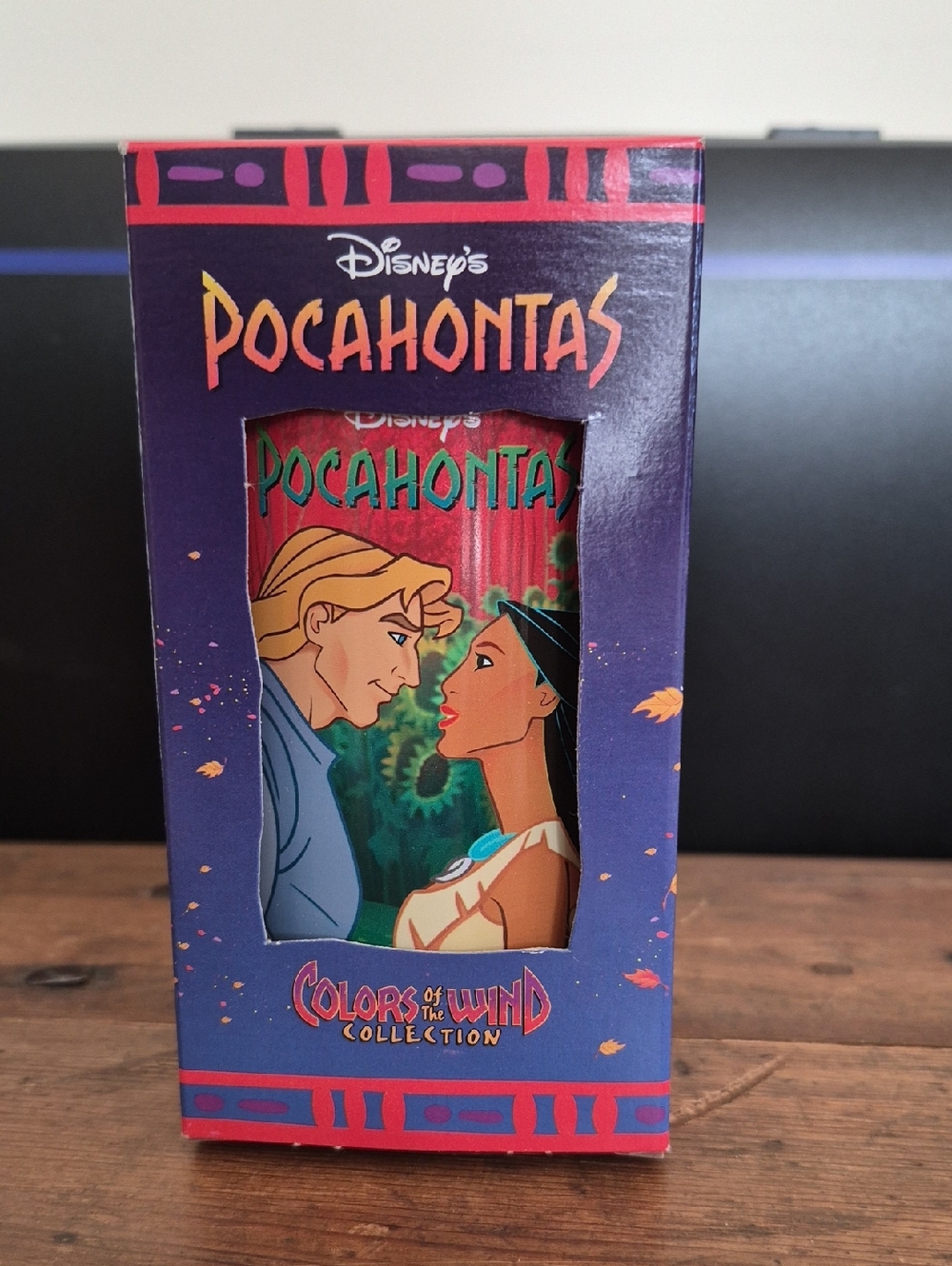 Vintage Walt Disney Classic Pocahontas Burger King Collectible Tumbler